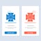 Illumination, Light, Lighting, Professional, Soft box  Blue and Red Download and Buy Now web Widget Card Template