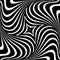Illusion of swirl rotation movement. Abstract op art design