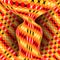 Illusion Vector. Optical 3d Art. Rotation Dynamic Optical Effect. Psychedelic Swirl Illusion. Deception, Deceptive