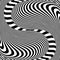 Illusion of wavy swirl movement