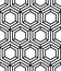 Illusive continuous monochrome pattern, decorative abstract