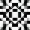 Illusory Gradient: Checkered Pattern With Cubist Faceting