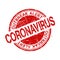Illustation of a stamped text with the message coronavirus - outbreak alert