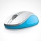 Illustrated blue digital mouse