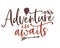 Illustrated Decorative Adventure Awaits Quote