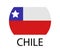 Illustrated flag of chile