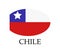 Illustrated flag of chile