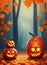 Illustrated Halloween background