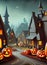 Illustrated Halloween background