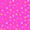 Illustrated pink pattern with stars and spirals