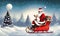 illustrated santa claus