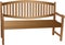 Illustrated wooden bench