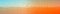 Illustration of abstract low poly orange and aqua banner background.