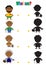 Illustration of african characters for the children\'s book