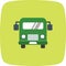 Illustration Airport Bus Icon For Personal And Commercial Use.