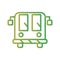 Illustration Airport Bus Icon For Personal And Commercial Use.