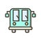 Illustration Airport Bus Icon For Personal And Commercial Use...