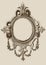 Illustration of antique mirror