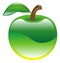 Illustration of apple fruit icon clipart