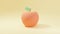 Illustration of apples drawn with 3DCG