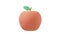Illustration of apples drawn with 3DCG