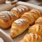 An illustration of assorted freshly baked pastries