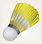 Illustration badminton ball