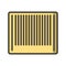 Illustration Barcode Icon For Personal And Commercial Use.