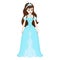 Illustration of beautiful brunette princess in