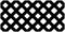 Illustration of a black crosshatch pattern isolated on a white background