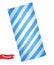 Illustration of blue striped beach towel