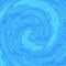 Illustration of blue water whirlpool