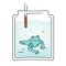 Illustration Boiling Frog in a glass jar effect