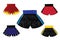 Illustration of boxing shorts set