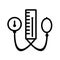 Illustration  BP Apparatus Icon For Personal And Commercial Use.