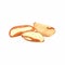 Illustration: Brazil nut on a white background. Processing for labels, logos, business cards and other images