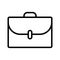 Illustration Briefcase Icon For Personal And Commercial Use.