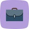 Illustration Briefcase Icon For Personal And Commercial Use.