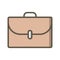 Illustration Briefcase Icon For Personal And Commercial Use.