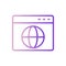 Illustration Browser Icon For Personal And Commercial Use.