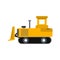 Illustration Bulldozer Icon For Personal And Commercial Use.