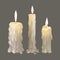 Illustration of candles icon vector for Halloween