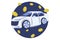 Illustration of a car side view, coins, the concept of selling or buying cars, clipart cars with coins