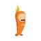 Illustration of carrot mascot