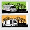 illustration of cars Recreational Vehicles Camper Vans Caravans