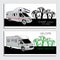 Illustration of cars Recreational Vehicles Camper Vans Caravans