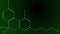 Illustration chemical formula of the cannabinol molecule