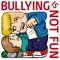 Illustration of a child suffering bullying from a quarrelsome bully