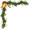 illustration of the Christmas garlands