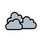 Illustration  Cloudy Icon For Personal And Commercial Use...